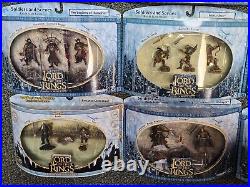 12 different LOTR ARMIES OF MIDDLE EARTH Soldiers & Scenes Battle Figures NIB