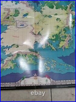 1982 Fenlon Map of J. R. R. TOLKIEN'S Middle Earth LOTR LORD OF THE RINGS