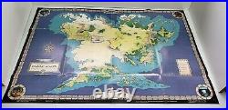 1982 Fenlon Map of J. R. R. Tolkien s Middle Earth RARE Lord Of The Rings