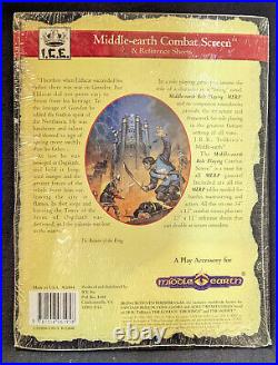 1993 ICE Middle Earth Role Playing 2nd Edition Combat Screen & Reference Sheets