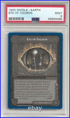 1995 Middle Earth Wizards Lord of the Rings TCG Eye of Sauron PSA 9 Pop 2 (V2)