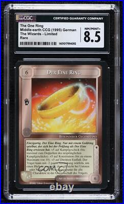 1995 Middle-earth CCG Wizards German Limited The One Ring #ONER CGC 8.5 0m08