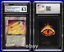 1995 Middle-earth CCG Wizards German Limited The One Ring #ONER CGC 8.5 0m08