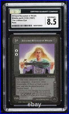 1997 Middle-earth CCG The Lidless Eye Elf-Lord Revealed in Wrath CGC 8.5 0m08