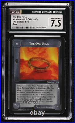 1997 Middle-earth CCG The Lidless Eye The One Ring #TONR CGC 7.5 0m08