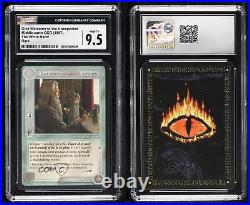 1997 Middle-earth Collectible Card Game The White Hand CGC 9.5 Mint+ 0m08
