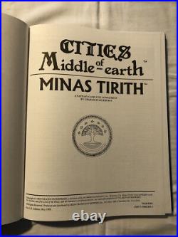 1st EditionMap Middle Earth Role Playing MERP ICE #8301 Minas Tirith