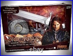 2004 Lord Of The Rings Warrior of Middle Earth Wireless Sword Castle Game LOTR