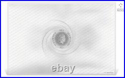2021.999 Silver Foil Coin Lord Of The Rings Middle Earth Map 35g 2000 MINTED