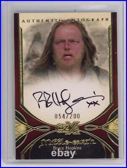 2022 BRUCE HOPKINS as GAMLING CRYPTOZOIC CZX MIDDLE-EARTH LOTR AUTO SP #54/200