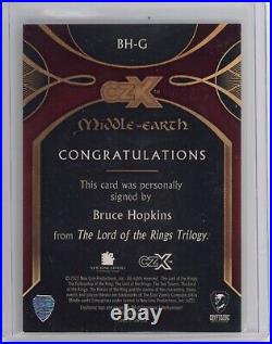 2022 BRUCE HOPKINS as GAMLING CRYPTOZOIC CZX MIDDLE-EARTH LOTR AUTO SP #54/200