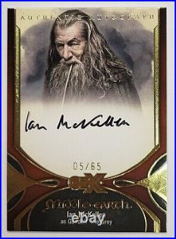 2022 CZX Middle Earth Autograph IAN McKELLEN as GANDALF THE GREY Auto 5/65