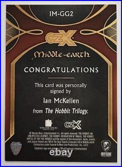 2022 CZX Middle Earth Autograph IAN McKELLEN as GANDALF THE GREY Auto 5/65