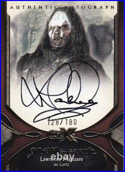 2022 CZX Middle Earth Pack Inserted Autograph Card Lawrence Makoare Lurtz LM-L