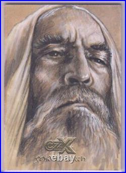 2022 CZX Middle Earth SARUMAN Sick Colour Sketch 1/1 by Ashleigh Popplewell