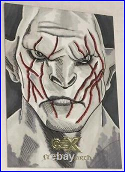 2022 Cryptozoic CZX LOTR Middle Earth Azog The Defiler 1/1 Sketch Card Julie Mae