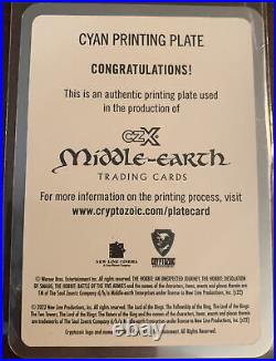 2022 Cryptozoic CZX Middle Earth Boromir Str Pwr S10 Cyan Printing Plate 1/1