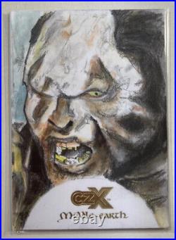 2022 Cryptozoic CZX Middle Earth LOTR sketch art card By Karl Jones