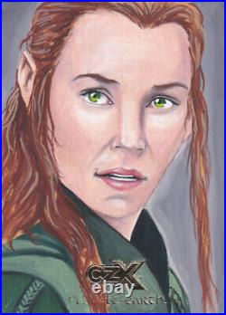 2022 Cryptozoic CZX Middle Earth Sketch by Benjamin Lombert of Tauriel