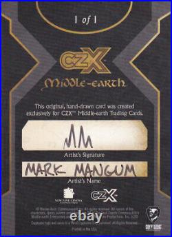 2022 Cryptozoic CZX Middle Earth Sketch by Mark Mangum as Gimli