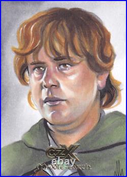 2022 Cryptozoic CZX Middle Earth Sketch by Mark Mangum of Samwise Gamgee