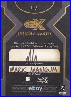2022 Cryptozoic CZX Middle Earth Sketch by Mark Mangum of Samwise Gamgee