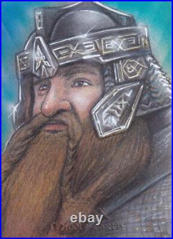 2022 Cryptozoic CZX Middle Earth Sketch by Mohammad Jilani of Gimli