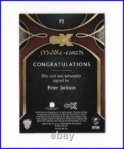 2022 Cryptozoic CZX Middle-Earth autograph Peter Jackson PJ 076/200