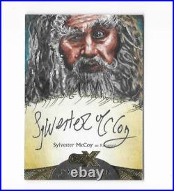 2022 Cryptozoic CZX Middle-Earth autographed sketch card Sylvester McCoy