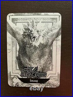 2022 Cryptozoic CZX Middle Earth black PRINTING PLATE SMAUG