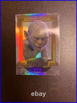 2022 Cryptozoic CZX Middle Earth gollum STR PWR Silver Parallel Card /45