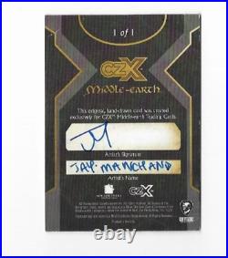 2022 Cryptozoic CZX Middle-Earth sketch card Jay Manchand