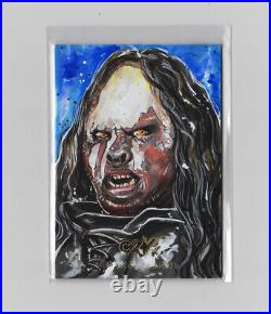 2022 Cryptozoic Czx Middle Earth Lurtz Sketch Card 1/1