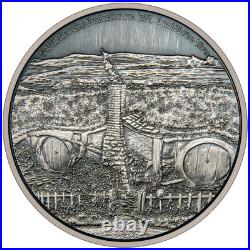 2022 Niue $10 The Shire Middle Earth Lord of the Rings 3oz. 999 Silver