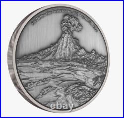 2022 THE Lord of the Rings Middle Earth MOUNT DOOM 1oz. 999 Silver Coin OGP