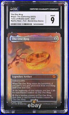 2023 MTG Lotr Tales of Middle-earth One Ring Foil Extended Art #451 CGC 9.0