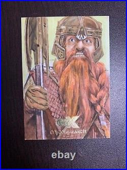 22 Cryptozoic CZX Middle Earth AUTO Sketch Card By FANSICHEN 1/1