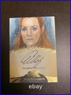 22 Cryptozoic CZX Middle Earth personally signed by evangeline lilly 1/1