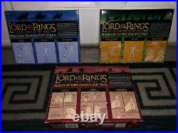 3-lord Of The Rings Figure Sets-heroes Middle-earth/mount Doom/bearers Of 1 Ring