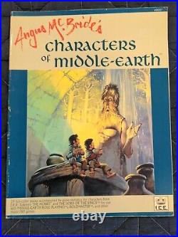 ANGUS McBRIDE'S CHARACTERS OF MIDDLE-EARTH EXC+! MERP ICE Tolkien Game Tome 8007
