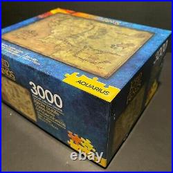 Aquarius Lord of Rings 3000 Piece Puzzle LOTR Middle Earth Map 2020 VHTF RARE