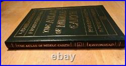 Atlas Of Middle Earth Easton Press Tolkien K. W. Fonstad LOTR Hobbit Rare