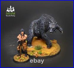 BEORN & Bear Battle for middle earth COMMISSION painting