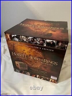 BRAND NEW LOTR Middle-Earth 6-Film Limited Collector's Edition Blu-ray & DVD