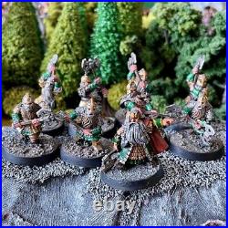 Balin and Khazad Guard 9 Painted Miniatures Moria Dwarves Middle-Earth