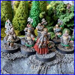 Balin and Khazad Guard 9 Painted Miniatures Moria Dwarves Middle-Earth