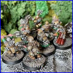 Balin and Khazad Guard 9 Painted Miniatures Moria Dwarves Middle-Earth