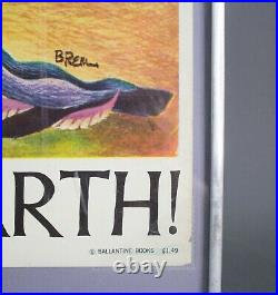 Barbara Remington Come To Middle Earth! Framed Poster Ballantine Books 1965