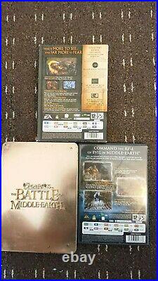 Battle For middle Earth 1 And 2 Collectors edition and ROTWK expansion pack