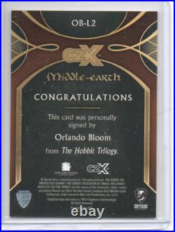 CZX Middle Earth Autograph card OB-L2 signed by Orlando Bloom LOTR autograph
